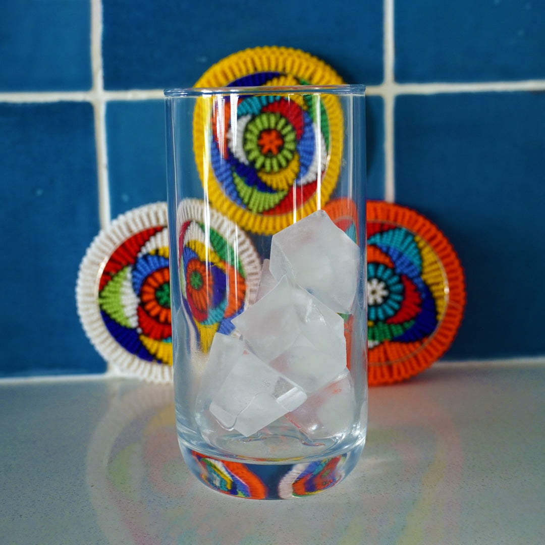 Beaded Coasters (Set of 6, all colours)