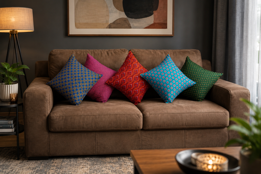 Shweshwe Cushion Covers - Multicoloured
