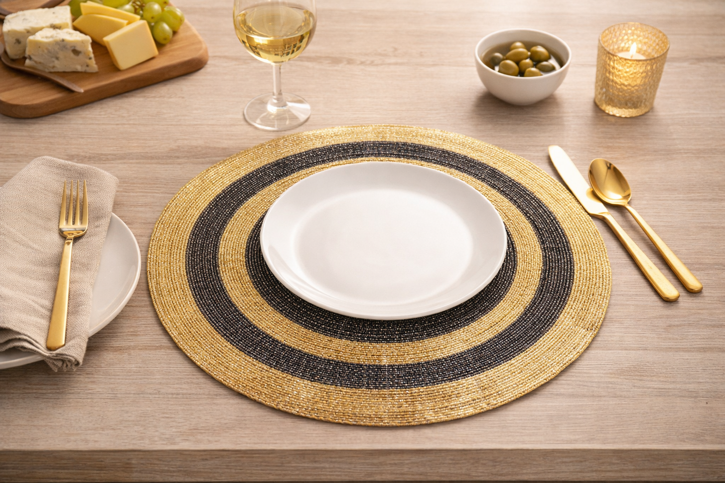 Beaded Placemats set of 6