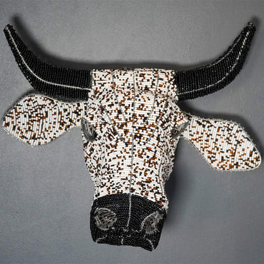Beaded Cow head
