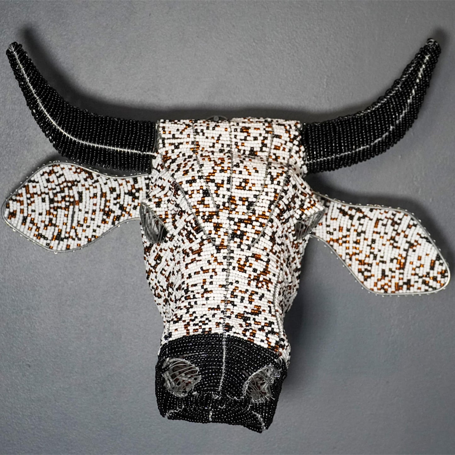Beaded Cow head