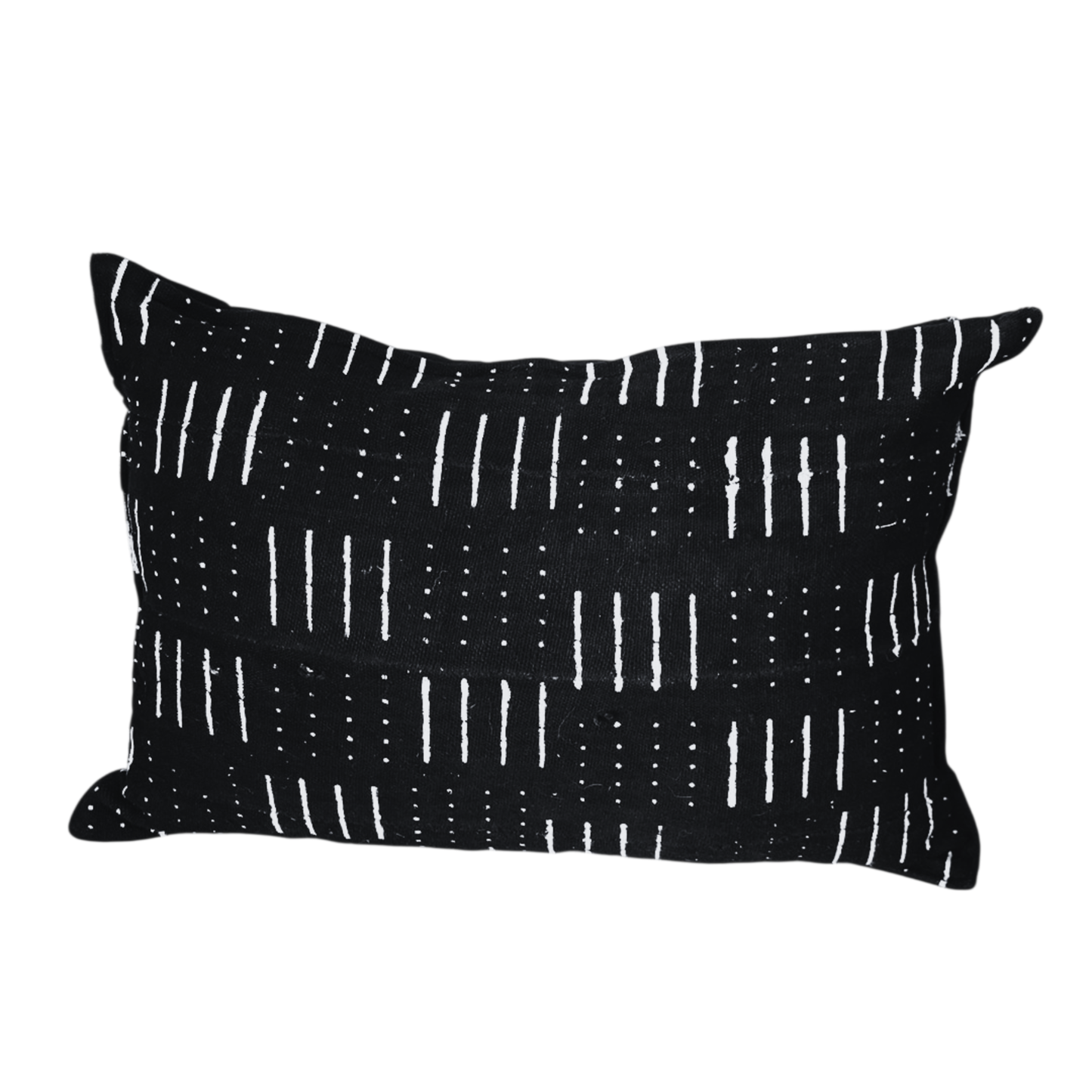 Black Salu-Mud Cloth Cushions