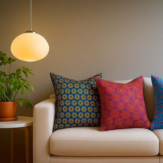 Shweshwe Cushion Covers - Multicoloured