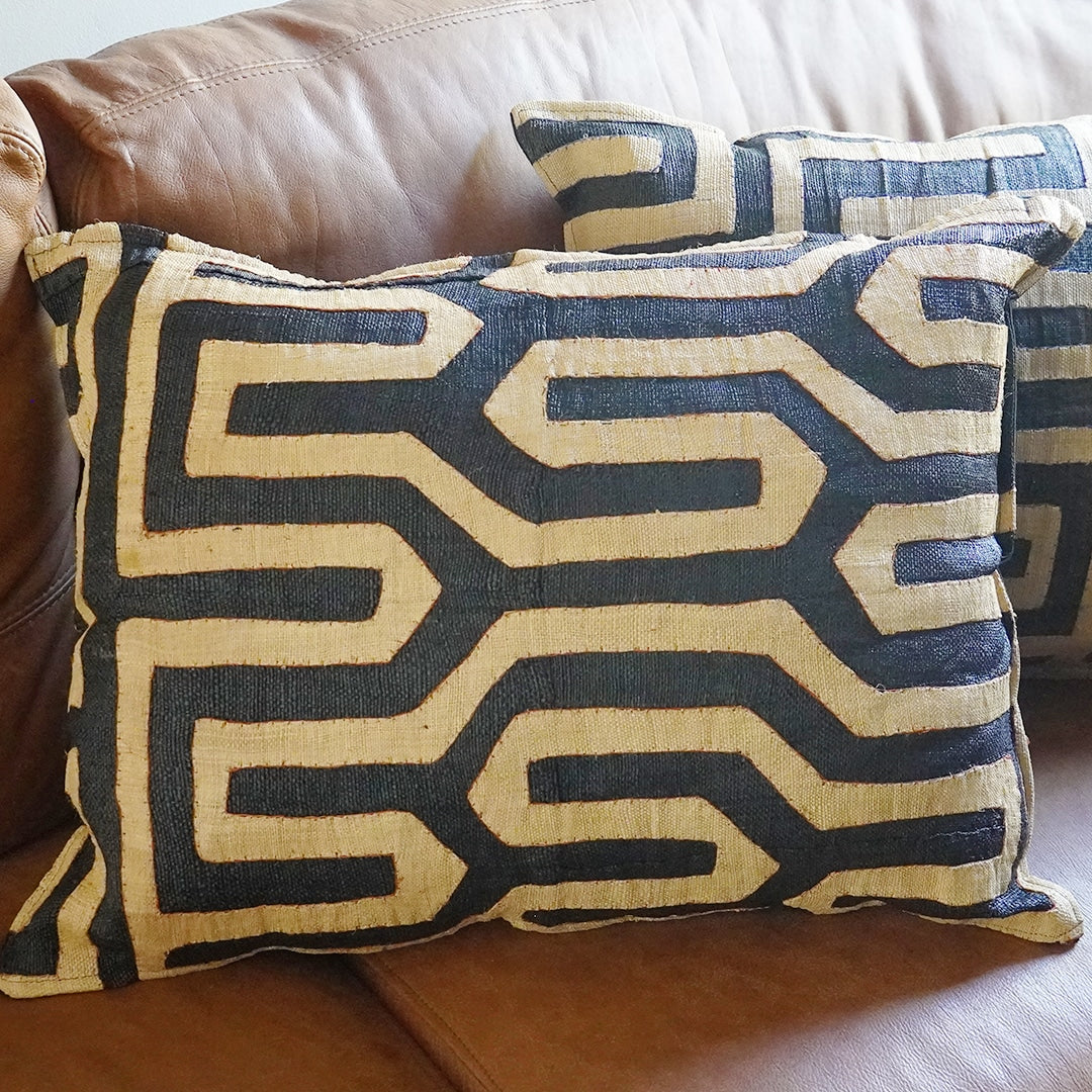 Brown Salu-Kuba Cloth Cushions