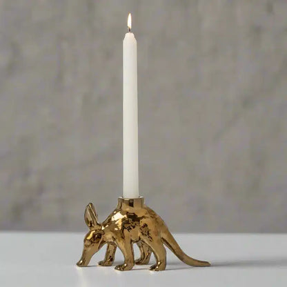 Aardvark Candlestick Holder