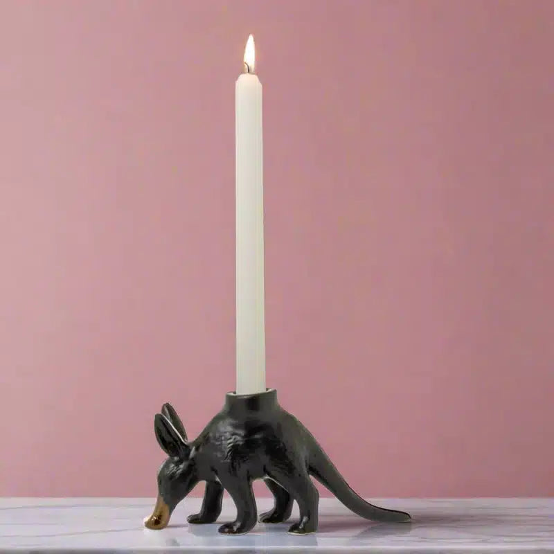 Aardvark Candlestick Holder