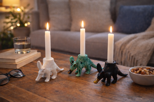 Aardvark Candlestick Holder