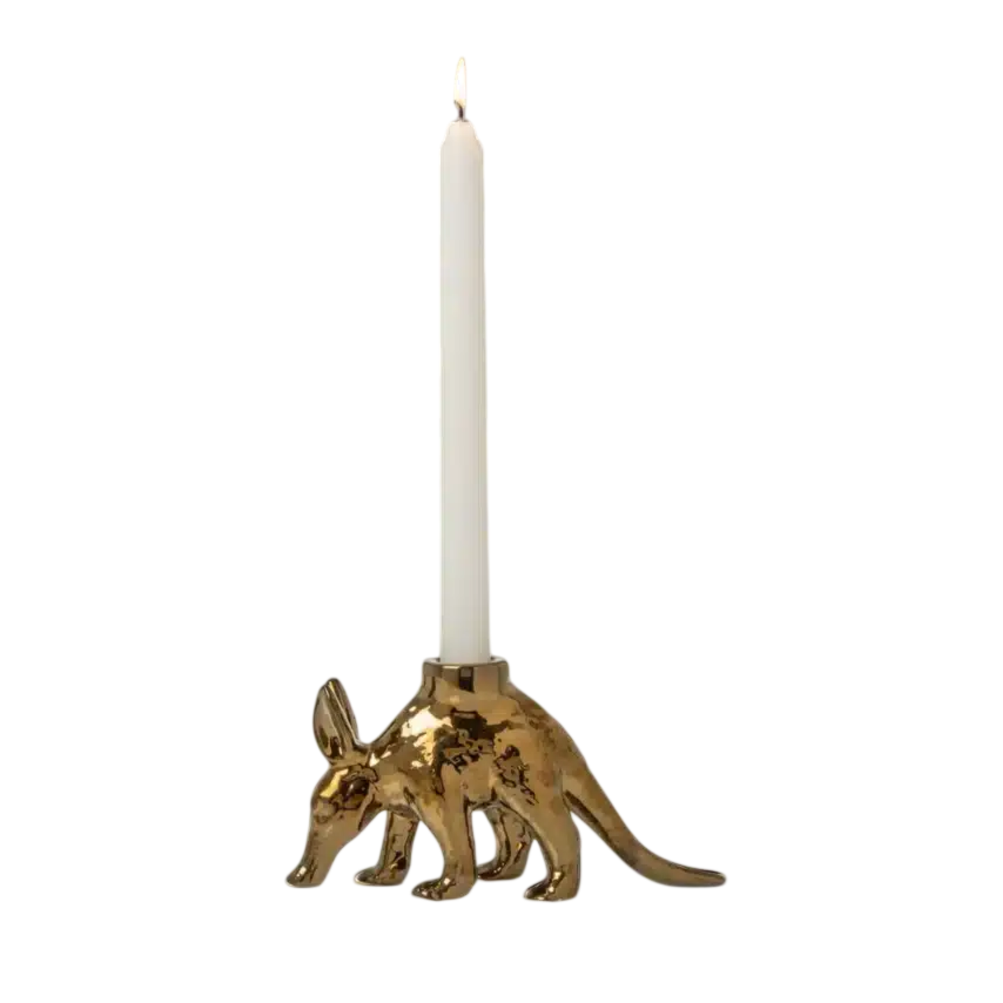 Aardvark Candlestick Holder