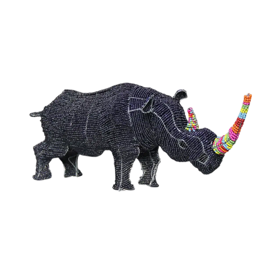 Beaded Rhino
