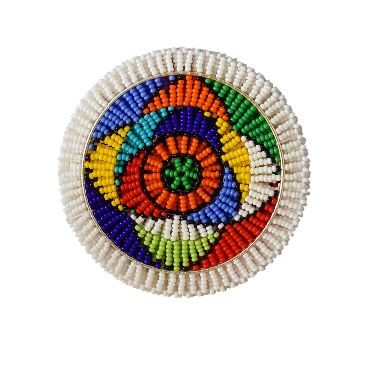 Beaded Coasters (Set of 6, all colours)