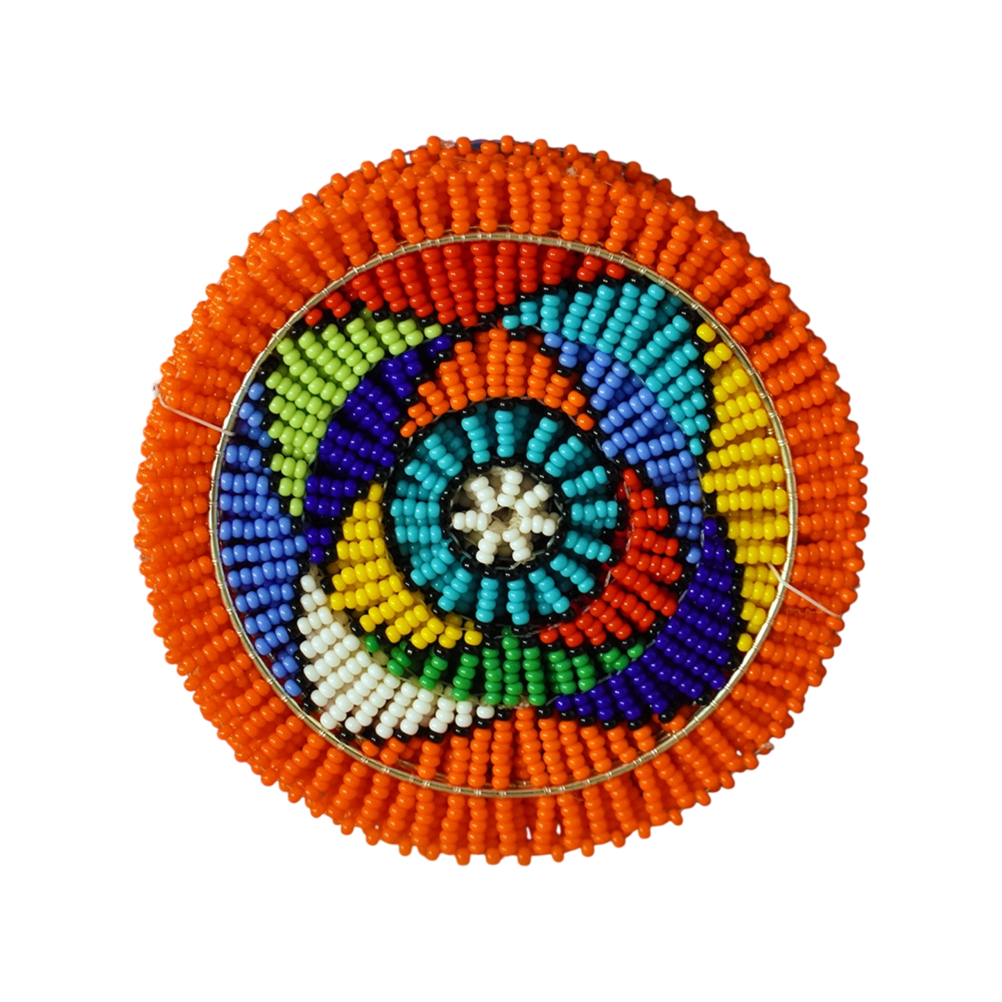 Beaded Coasters (Set of 6, all colours)