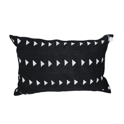 Black Salu-Mud Cloth Cushions
