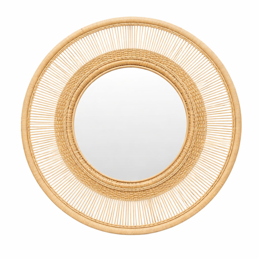 Solara Rattan Mirror