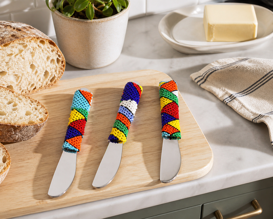 Beaded Butter Knife
